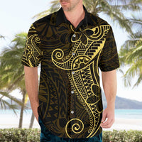Black Gold Polynesian Tribal Hawaiian Shirt LT9 - Polynesian Pride