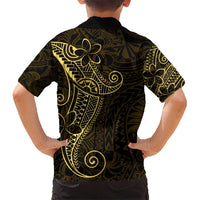 Black Gold Polynesian Tribal Hawaiian Shirt LT9 - Polynesian Pride