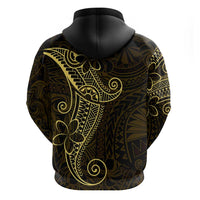 Black Gold Polynesian Tribal Hoodie LT9 - Polynesian Pride