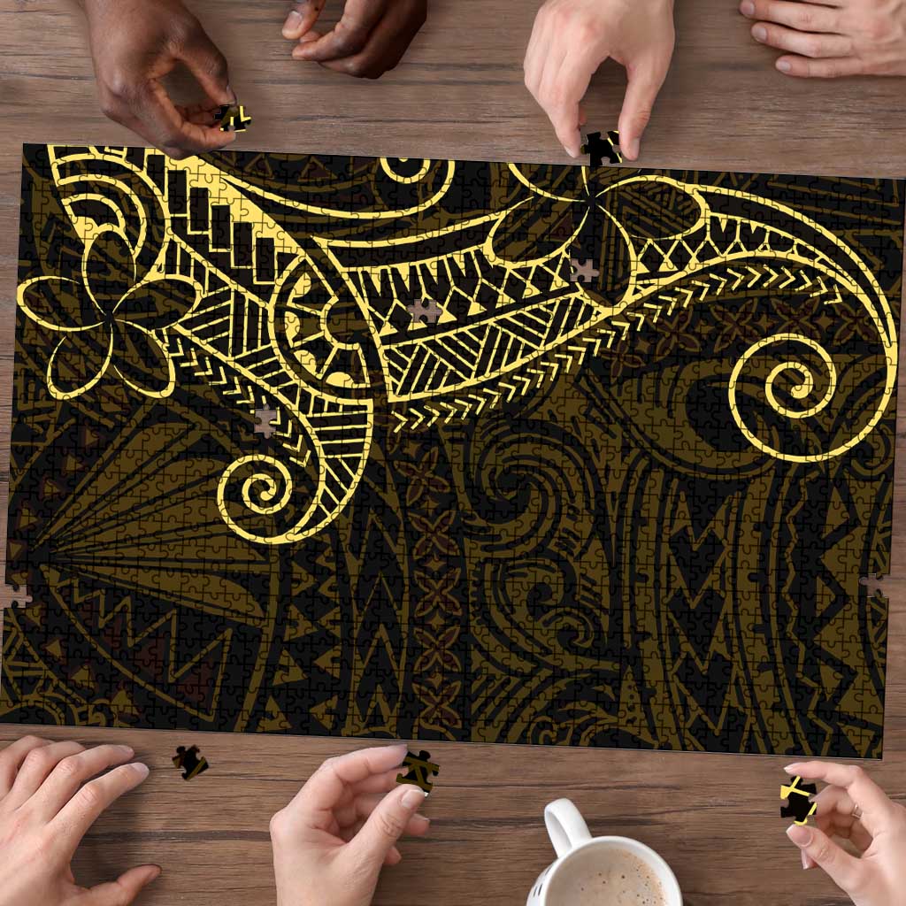 Black Gold Polynesian Tribal Puzzle LT9 - Polynesian Pride
