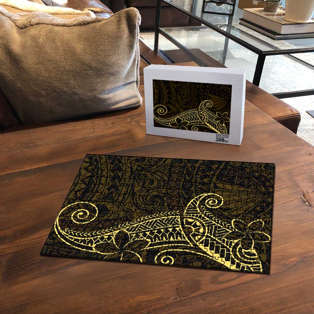 Black Gold Polynesian Tribal Puzzle LT9 - Polynesian Pride
