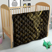 Black Gold Polynesian Tribal Quilt LT9 - Polynesian Pride
