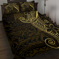 Black Gold Polynesian Tribal Quilt Bed Set LT9 Gold - Polynesian Pride