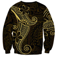 Black Gold Polynesian Tribal Sweatshirt LT9 - Polynesian Pride