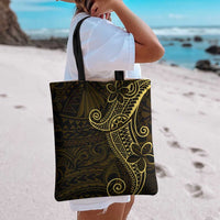 Black Gold Polynesian Tribal Tote Bag LT9 - Polynesian Pride