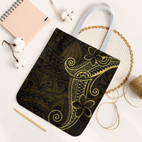 Black Gold Polynesian Tribal Tote Bag LT9 White Strap One Size Gold - Polynesian Pride