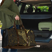 Black Gold Polynesian Tribal Travel Bag LT9 - Polynesian Pride