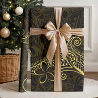 Black Gold Polynesian Tribal Wrapping Paper LT9 - Polynesian Pride
