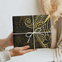 Black Gold Polynesian Tribal Wrapping Paper LT9 - Polynesian Pride