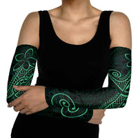 Black Green Polynesian Tribal Arm Sleeves LT9 - Polynesian Pride