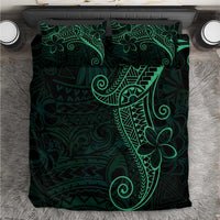Black Green Polynesian Tribal Bedding Set LT9 Green - Polynesian Pride
