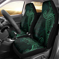 Black Green Polynesian Tribal Car Seat Cover LT9 - Polynesian Pride