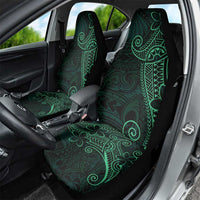 Black Green Polynesian Tribal Car Seat Cover LT9 - Polynesian Pride