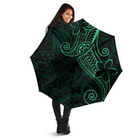 Black Green Polynesian Tribal Umbrella LT9 - Polynesian Pride