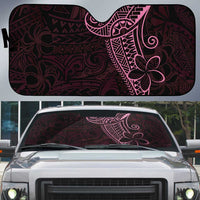 Black Pink Polynesian Tribal Auto Sun Shade LT9 Pink - Polynesian Pride