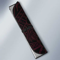 Black Pink Polynesian Tribal Auto Sun Shade LT9 - Polynesian Pride