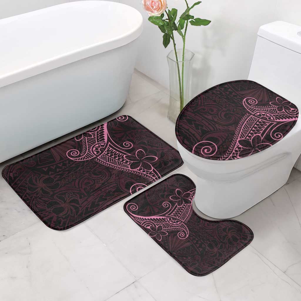 Black Pink Polynesian Tribal Bathroom Set LT9 - Polynesian Pride