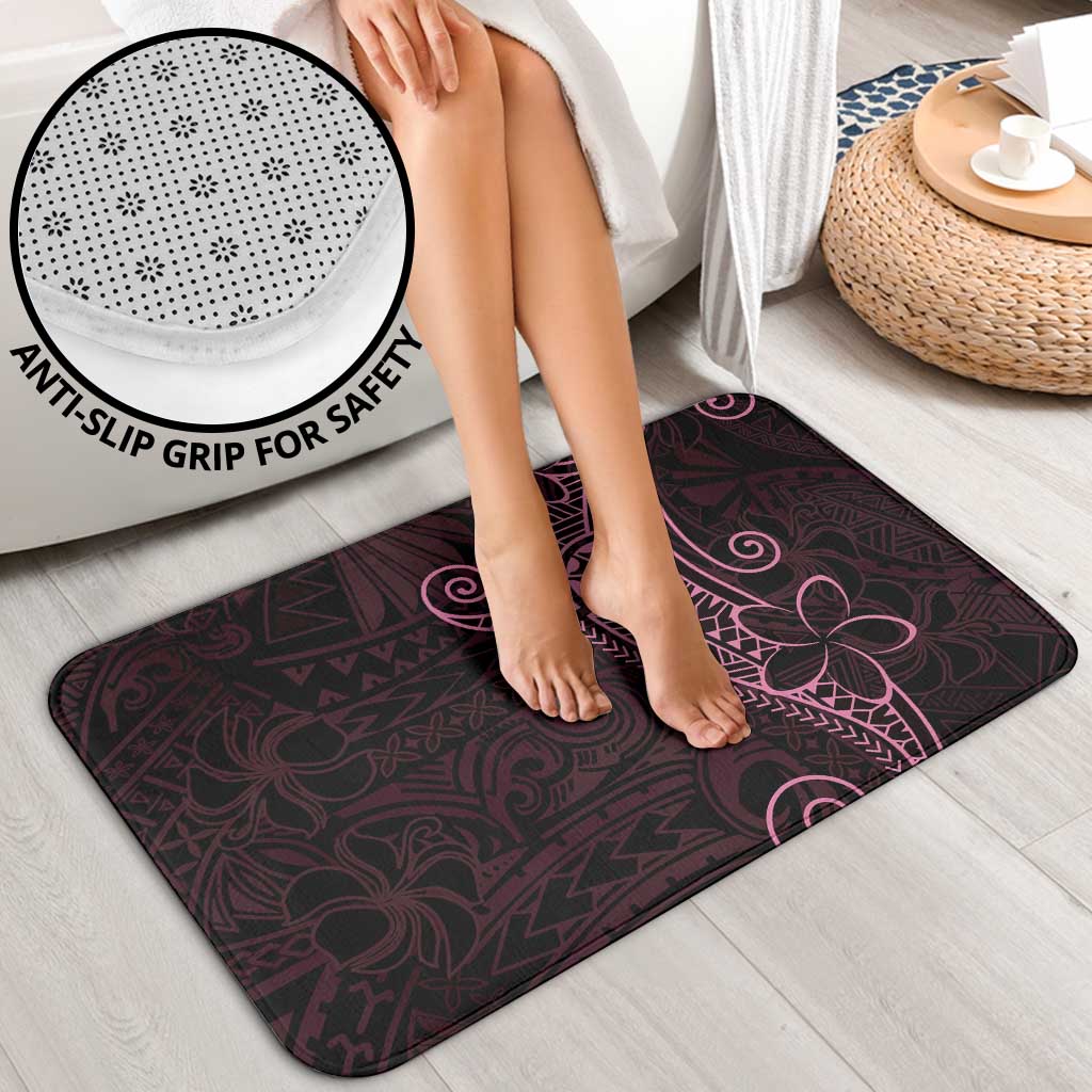 Black Pink Polynesian Tribal Bathroom Set LT9 - Polynesian Pride