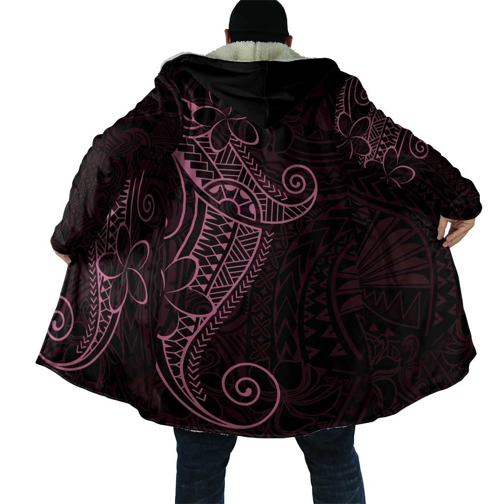 Black Pink Polynesian Tribal Cloak LT9 - Polynesian Pride
