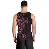 Black Pink Polynesian Tribal Men Tank Top LT9 - Polynesian Pride