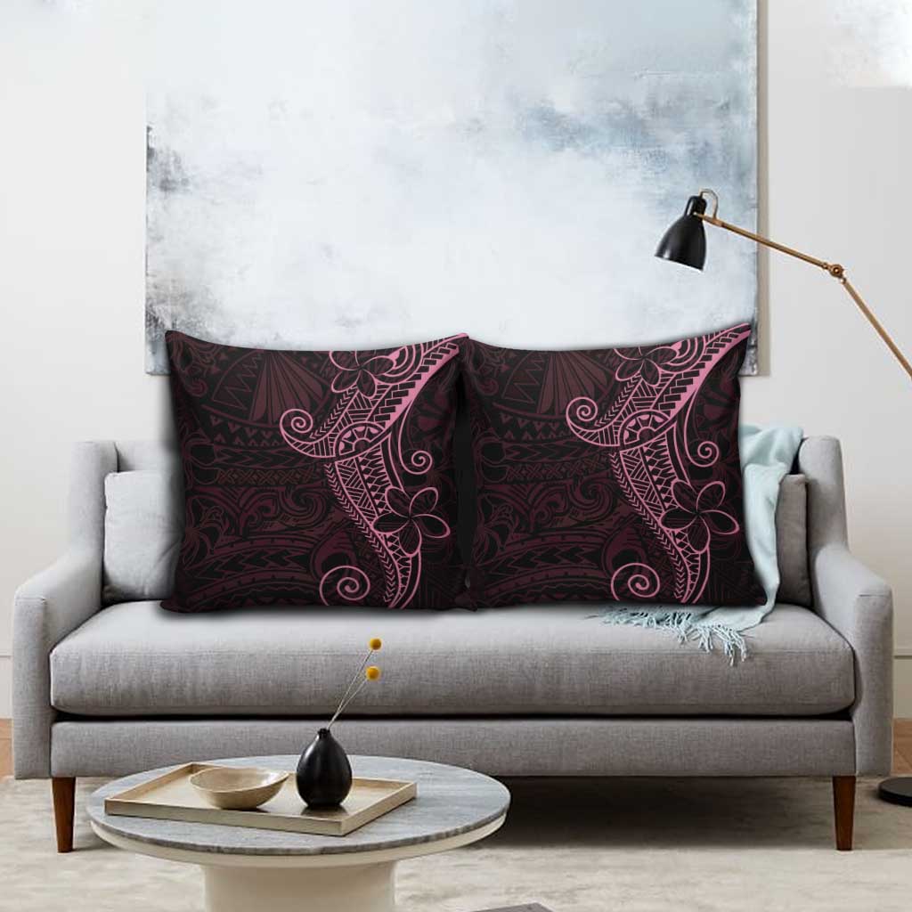 Black Pink Polynesian Tribal Pillow Cover LT9 - Polynesian Pride