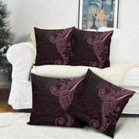 Black Pink Polynesian Tribal Pillow Cover LT9 - Polynesian Pride