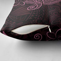 Black Pink Polynesian Tribal Pillow Cover LT9 - Polynesian Pride