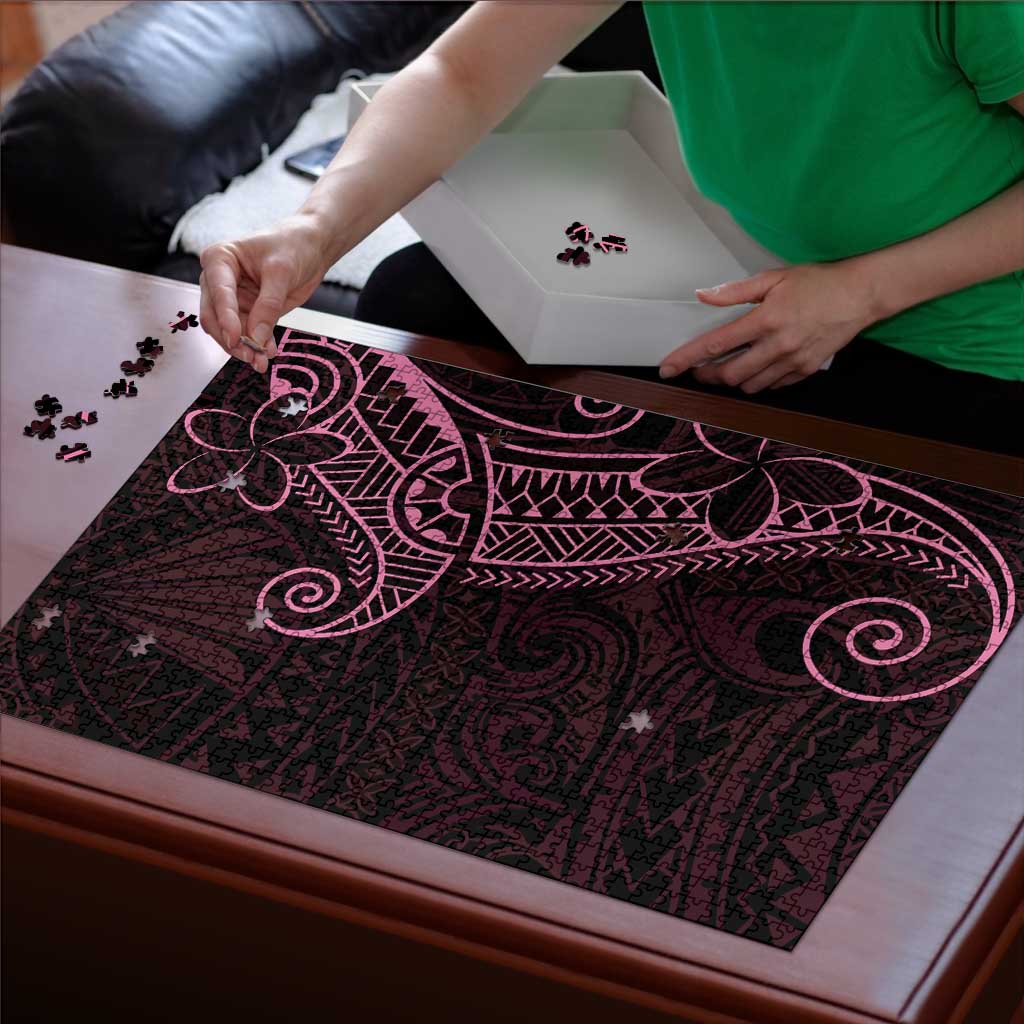 Black Pink Polynesian Tribal Puzzle LT9 - Polynesian Pride