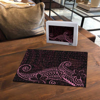 Black Pink Polynesian Tribal Puzzle LT9 - Polynesian Pride