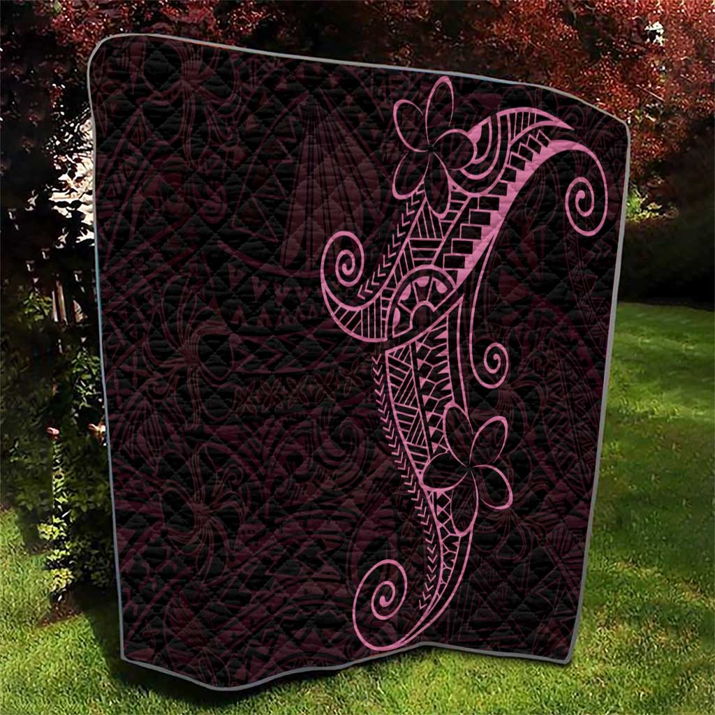 Black Pink Polynesian Tribal Quilt LT9 - Polynesian Pride