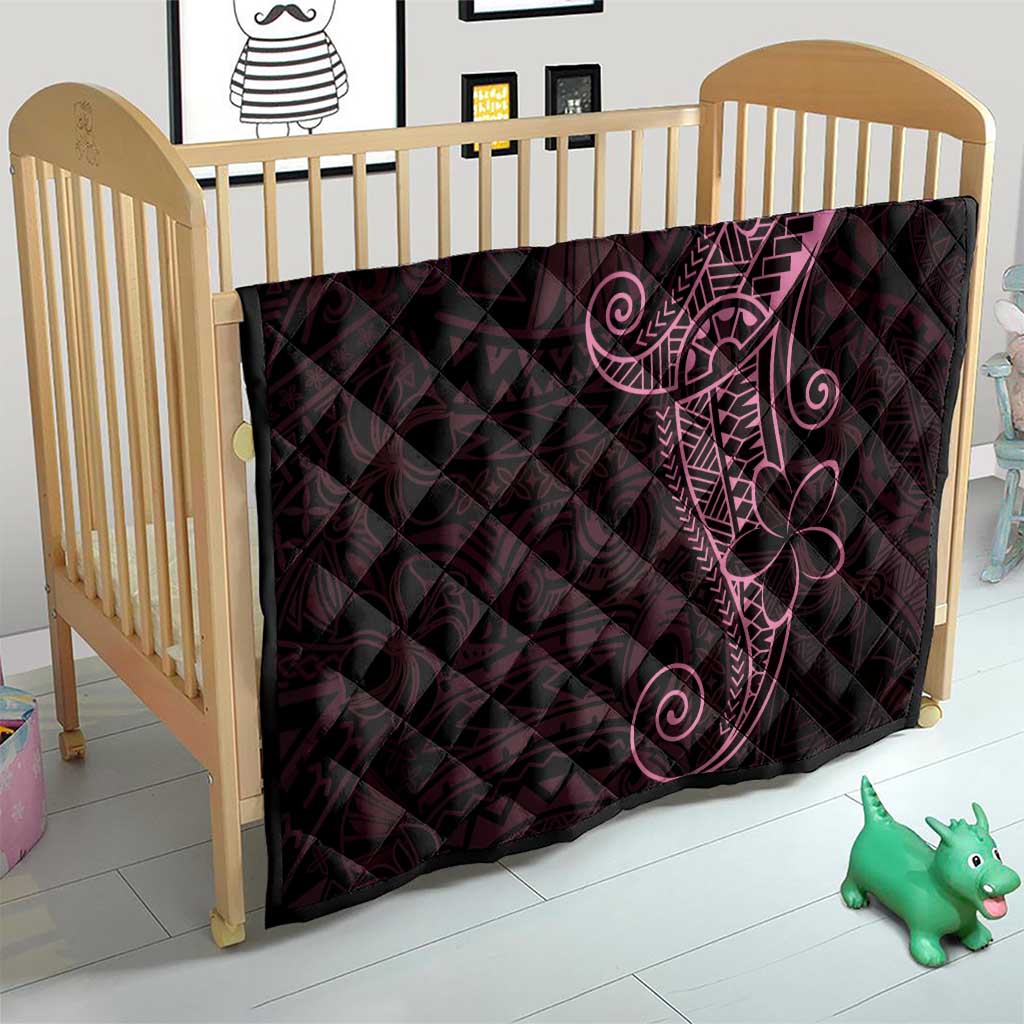 Black Pink Polynesian Tribal Quilt LT9 - Polynesian Pride