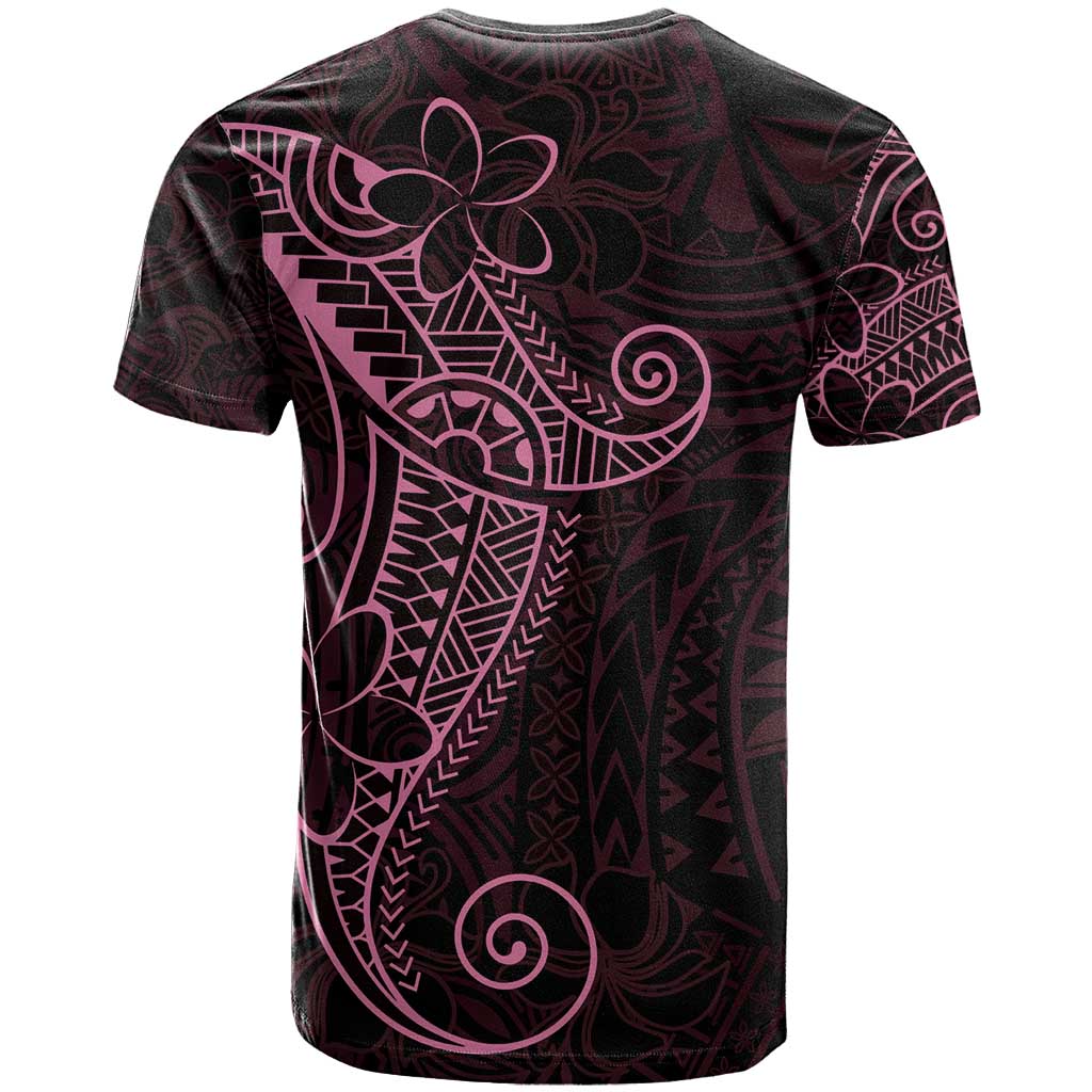 Black Pink Polynesian Tribal T Shirt LT9 - Polynesian Pride