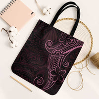 Black Pink Polynesian Tribal Tote Bag LT9 Black Strap One Size Pink - Polynesian Pride