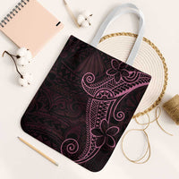 Black Pink Polynesian Tribal Tote Bag LT9 White Strap One Size Pink - Polynesian Pride