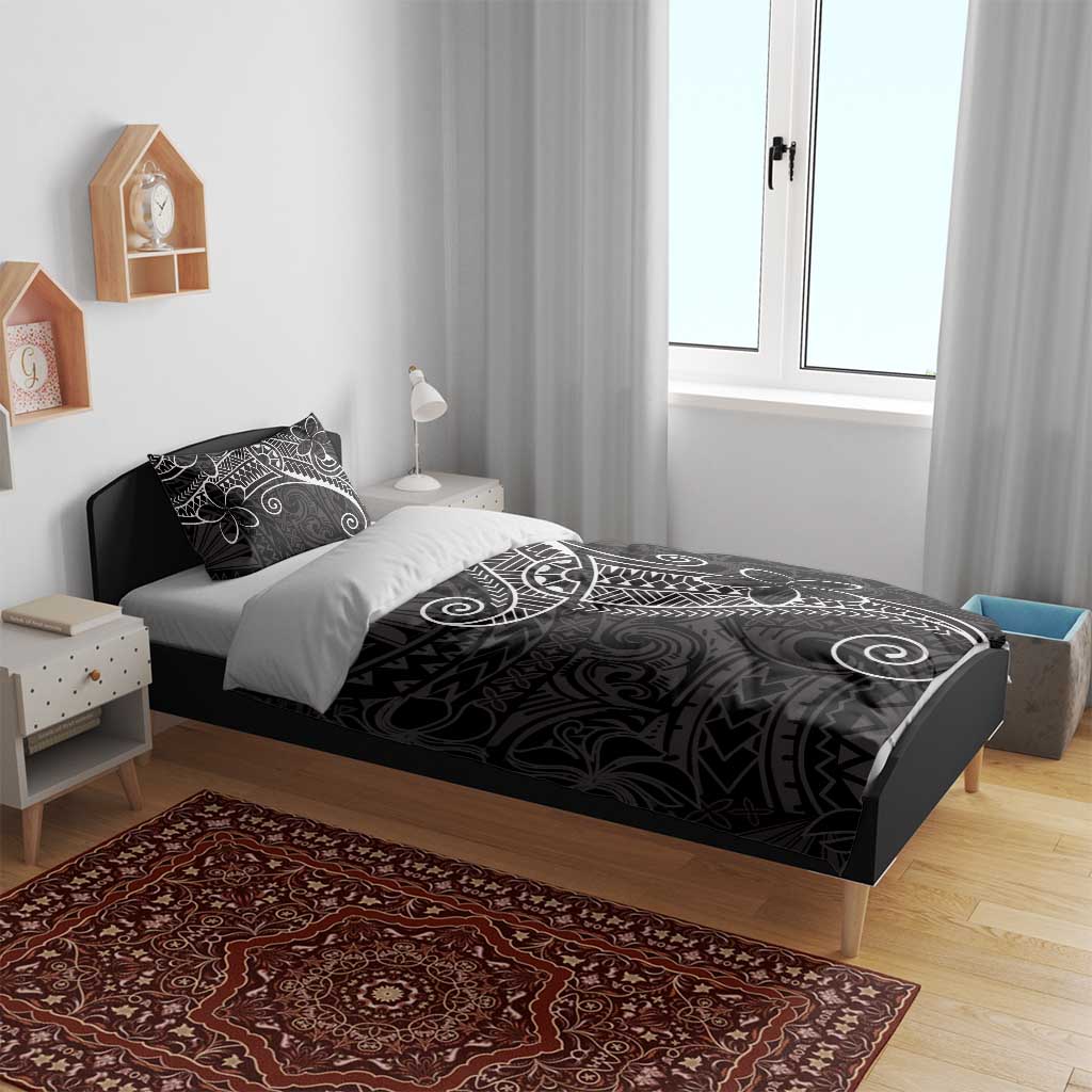 Black White Polynesian Tribal Bedding Set LT9 - Polynesian Pride