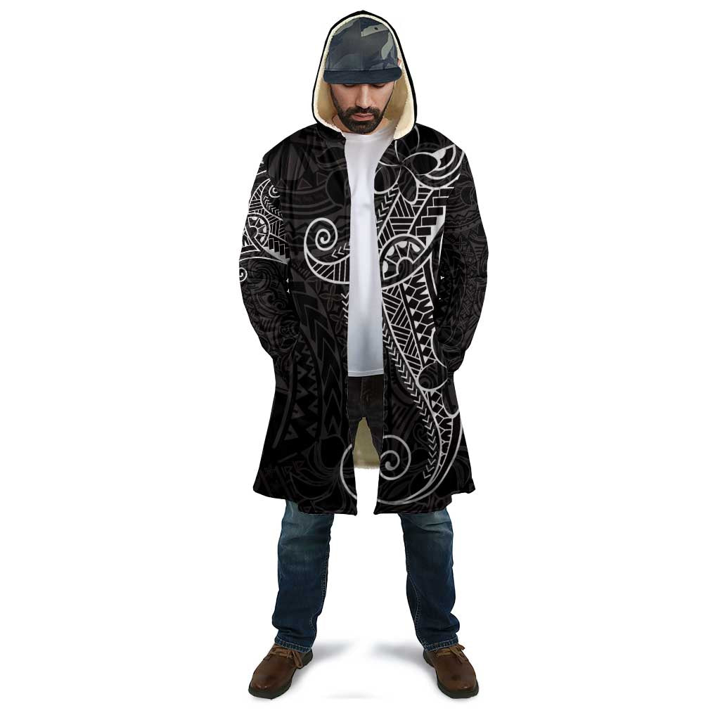 Black White Polynesian Tribal Cloak LT9 - Polynesian Pride