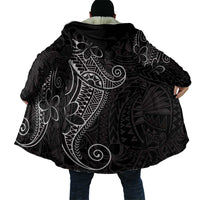 Black White Polynesian Tribal Cloak LT9 - Polynesian Pride