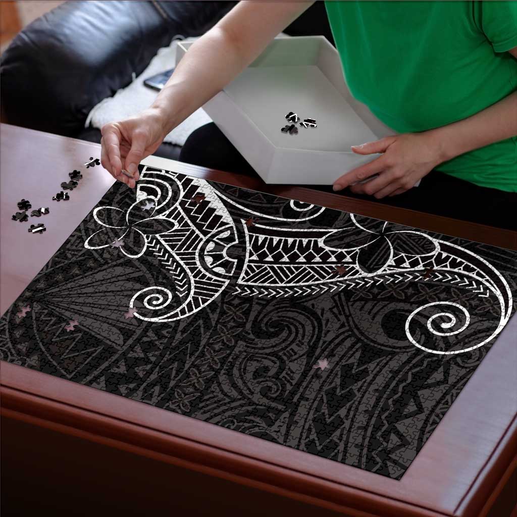 Black White Polynesian Tribal Puzzle LT9 - Polynesian Pride