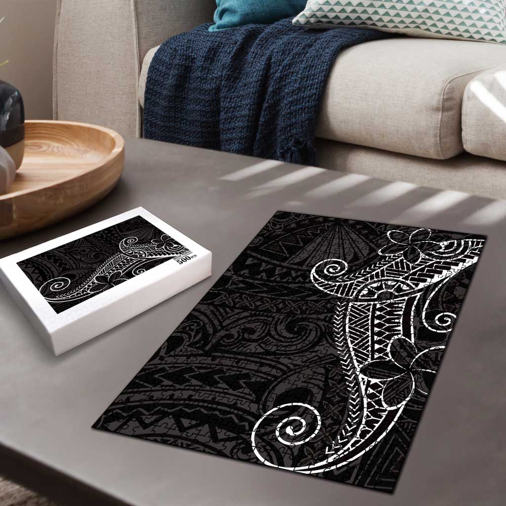 Black White Polynesian Tribal Puzzle LT9 - Polynesian Pride