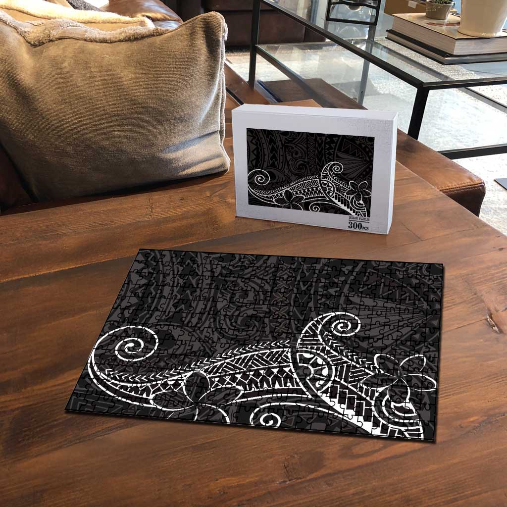 Black White Polynesian Tribal Puzzle LT9 - Polynesian Pride