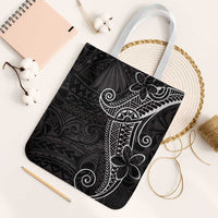 Black White Polynesian Tribal Tote Bag LT9 White Strap One Size White - Polynesian Pride