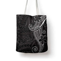 Black White Polynesian Tribal Tote Bag LT9 - Polynesian Pride