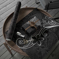 Black White Polynesian Tribal Wrapping Paper LT9 - Polynesian Pride