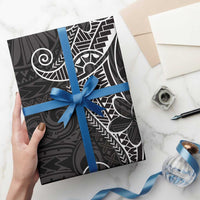 Black White Polynesian Tribal Wrapping Paper LT9 - Polynesian Pride