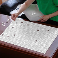 Lotu Tamaiti White Tongan Ngatu Puzzle Polynesian Tribal Fonulei Pattern LT9 - Polynesian Pride