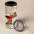 Christmas Hawaii with I'iwi Bird 4 in 1 Can Cooler Tumbler Aloha Mele Kalikimaka - Beige Art