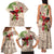 Christmas Hawaii with I'iwi Bird Family Matching Tank Maxi Dress and Hawaiian Shirt Aloha Mele Kalikimaka - Beige Art