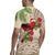 Christmas Hawaii with I'iwi Bird Rugby Jersey Aloha Mele Kalikimaka - Beige Art