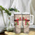 Christmas Hawaii with I'iwi Bird Tumbler With Handle Aloha Mele Kalikimaka - Beige Art