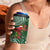 Christmas Hawaii with I'iwi Bird 4 in 1 Can Cooler Tumbler Aloha Mele Kalikimaka - Green Art